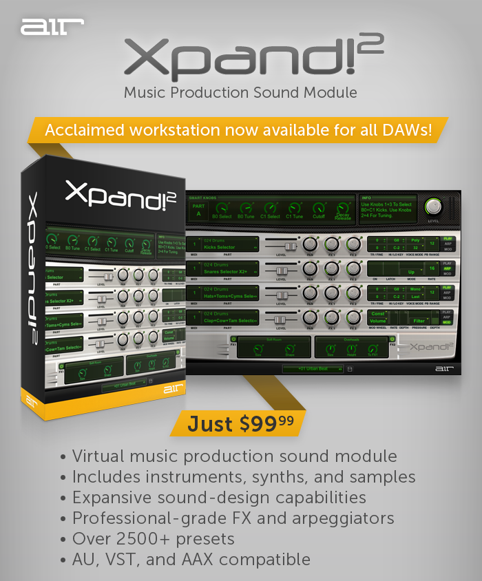 KVR: AIR Music Technology releases "Xpand!2" Multitimbral ...