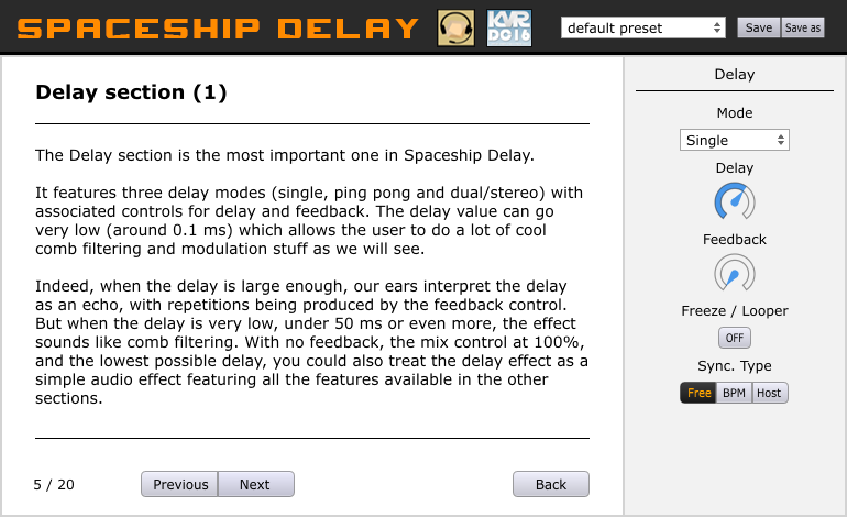 Spaceship Delay Screenshot