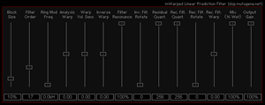 mWarped Linear Prediction Filter