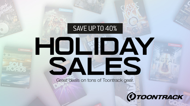 Toontrack Holiday Sale