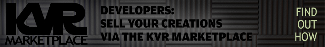 DEVELOPERS: Sell Your Software via the KVR Marketplace