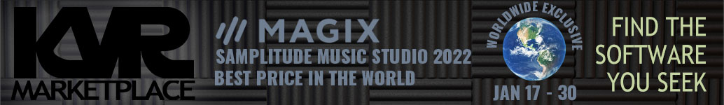 KVR Marketplace: Worldwide Exclusive - Magix Samplitude Music Studio 2022 $79 Jan 17 - 30