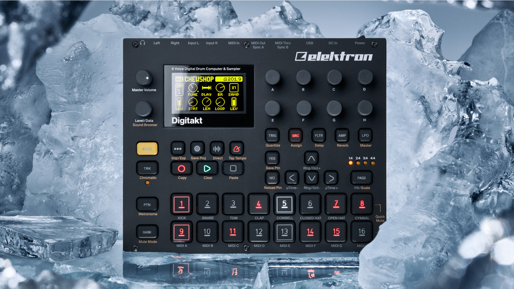 Elektron releases OS 1.50 for Digitakt drum machine and sampler