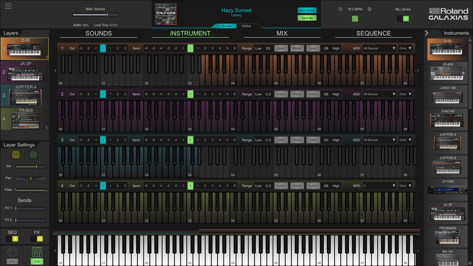 Roland's new software instrument Galaxias offers access to 20,000 sounds