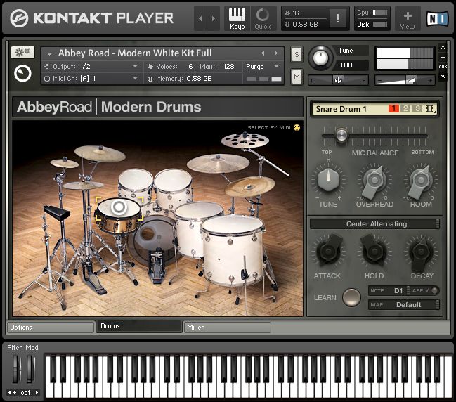 Abbey Road Modern Drummer by Instruments Drum Kits VST Audio Unit AAX