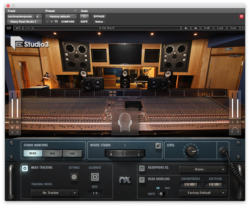 Abbey Road Studio 3 By Waves Headphone Calibrator Simulator Plugin Vst Vst3 Audio Unit Aax