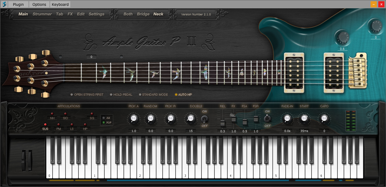 ample electric guitar free vst