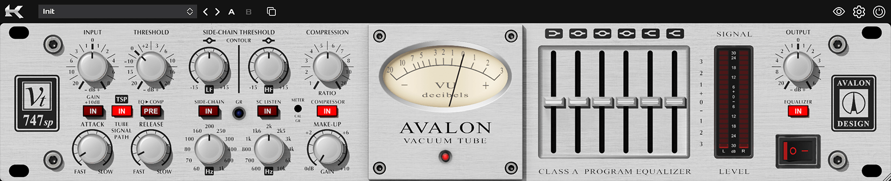 Avalon VT-747SP By Kazrog - Mastering Processor Plugin VST VST3 Audio ...