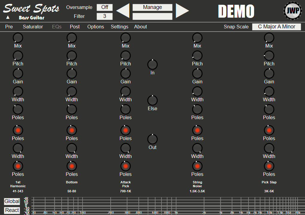 Sweet Spots by JWP Channel Strip Plugin VST3