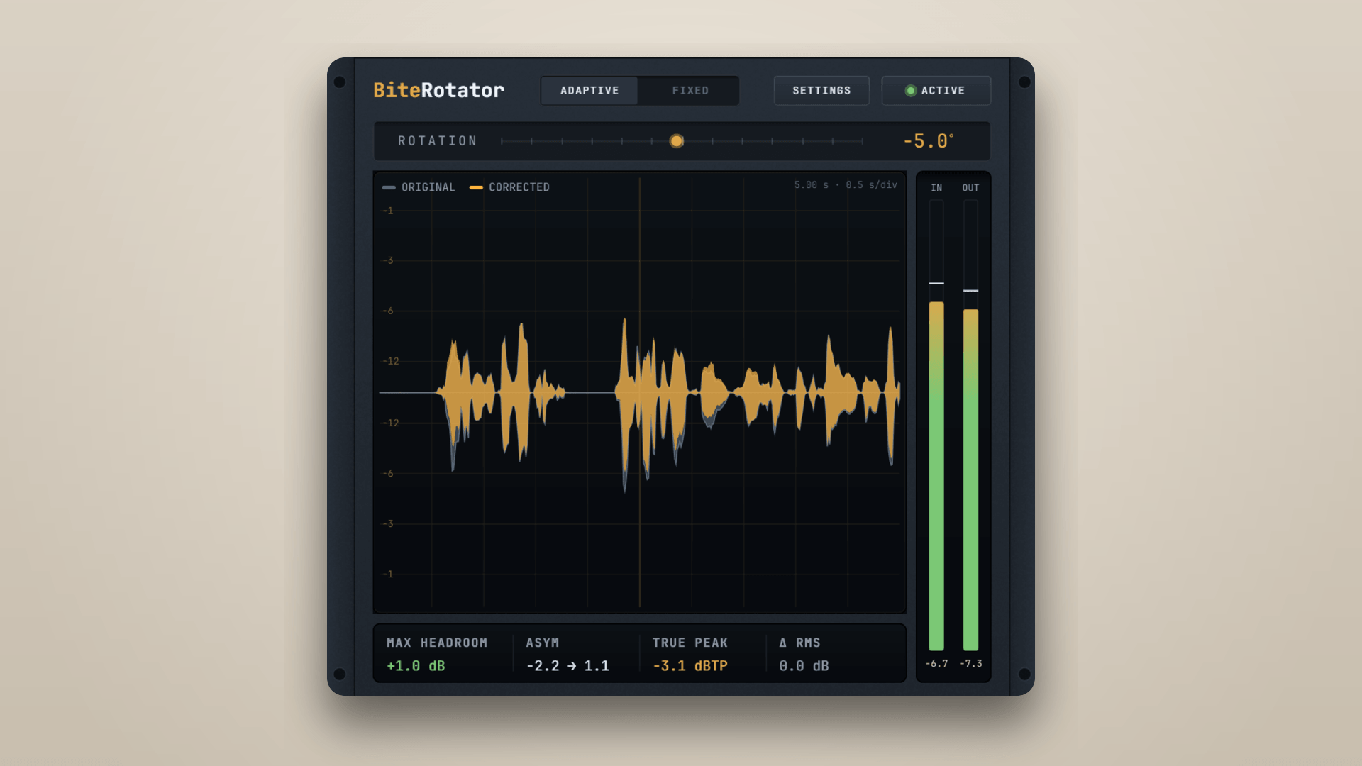 4bite releases BiteRotator - phase-rotation plugin that reclaims wasted vocal headroom (VST3, Windows & Linux)
