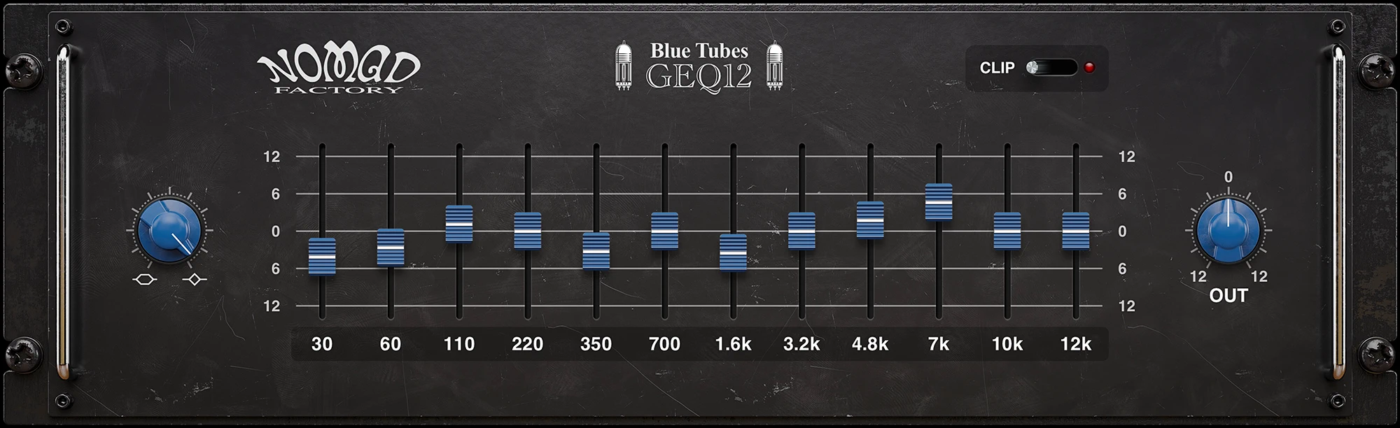 Blue Tubes Equalizer GEQ12 by Nomad Factory - EQ Plugin VST VST3