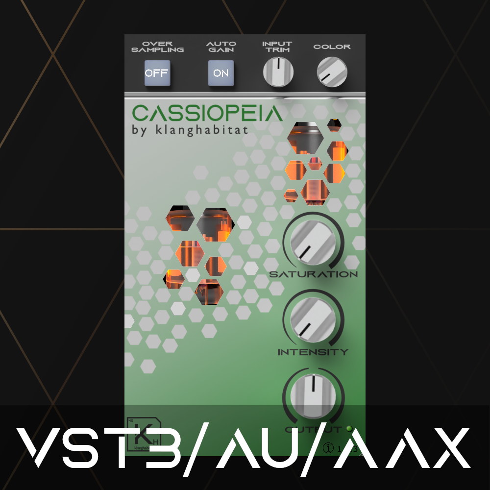 Cassiopeia By Klanghabitat Tube Saturation Plugin Vst3 Audio Unit Aax