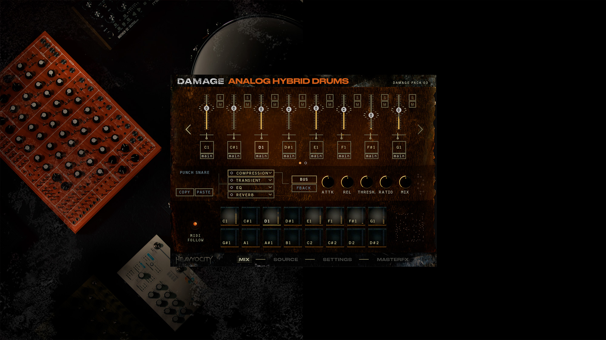 Heavyocity releases Analog Hybrid Drums for Kontakt Player