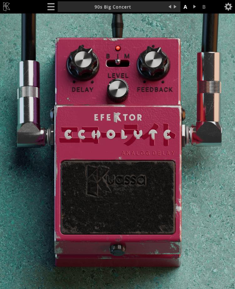 Kuassa Releases Efektor Echolyte - 3-in-1 Bucket Brigade Delay Plugin