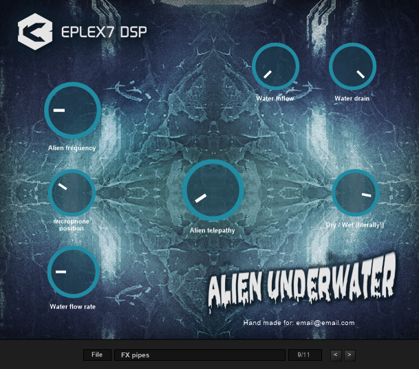 Eplex7 DSP releases Alien Underwater - Experimental bubbling modular type sound-design FX