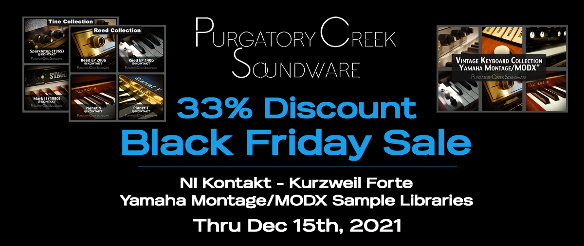 Purgatory Creek Soundware 33% Off Black Friday Sale