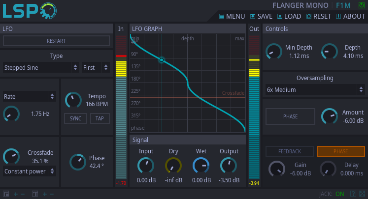 LSP Flanger by Linux Studio Plugins Project - lsp Plugin VST LADSPA LV2