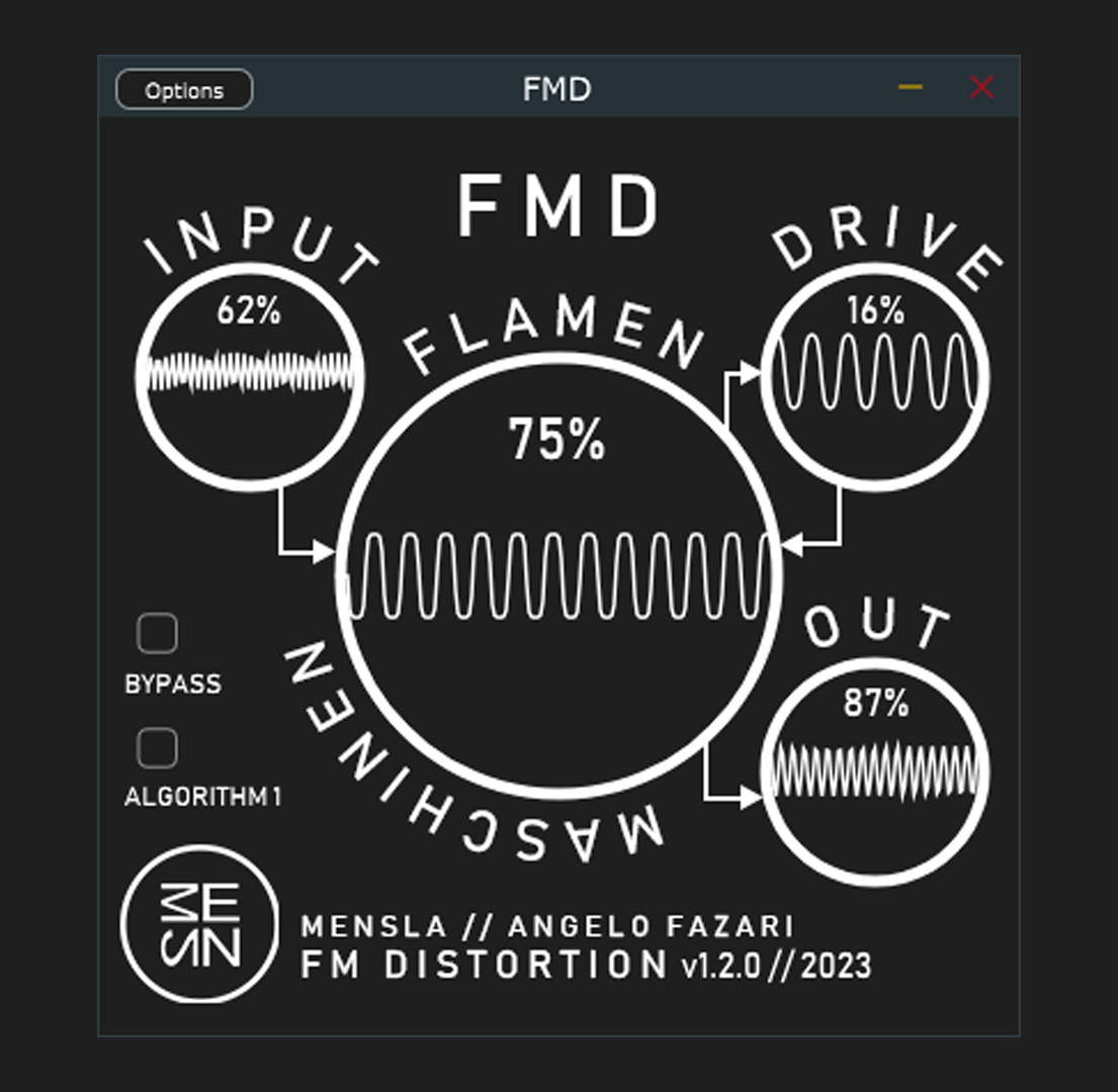 by Distortion VST3 Unit Mensla Audio Plugin FMD -
