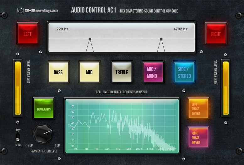 Audio control AC-1 (Mix/Mastering console)