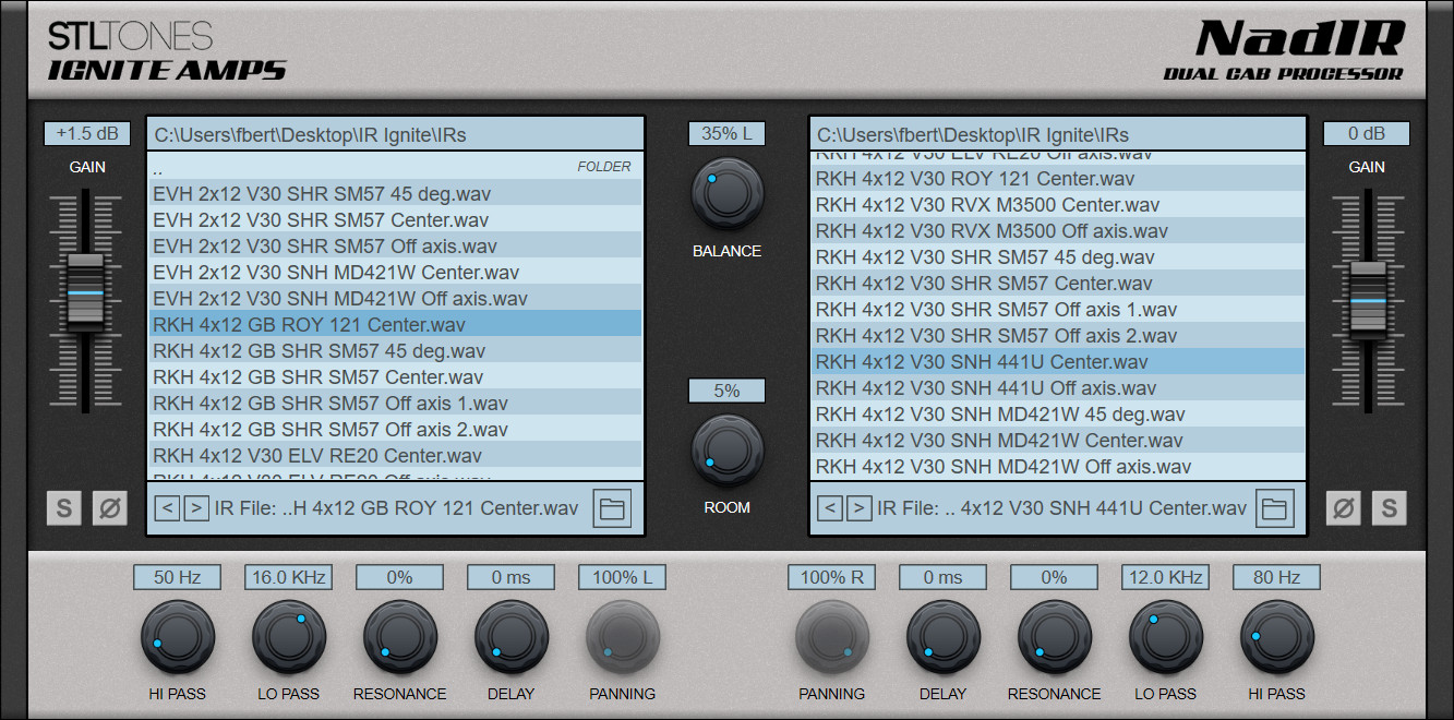 Nadir By Ignite Amps Convolver Vst Plugin Audio Units Plugin