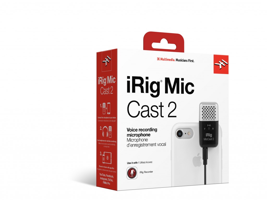 iRig Mic Cast 2 by IK Multimedia - Universal Microphone Interface