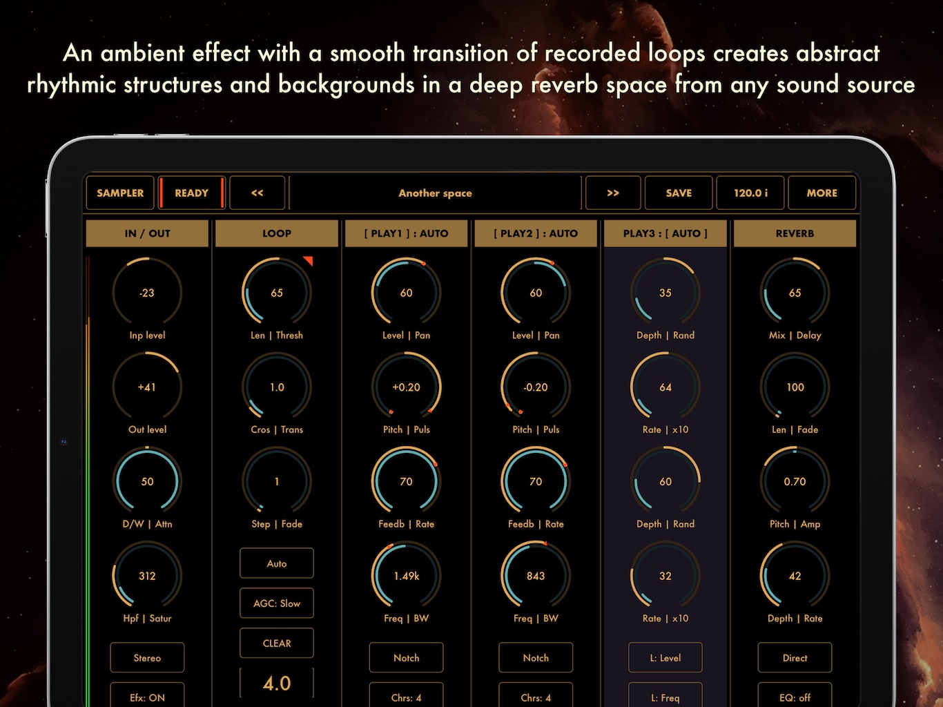Igor Vasiliev updates SpaceFields - Space Ambient Machine App to v1.6 for iOS and macOS