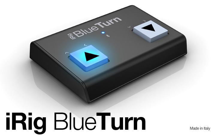 iRig BlueTurn by IK Multimedia - Bluetooth