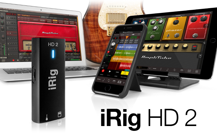 Irig Hd 2 By Ik Multimedia Mobile Guitar Interface App