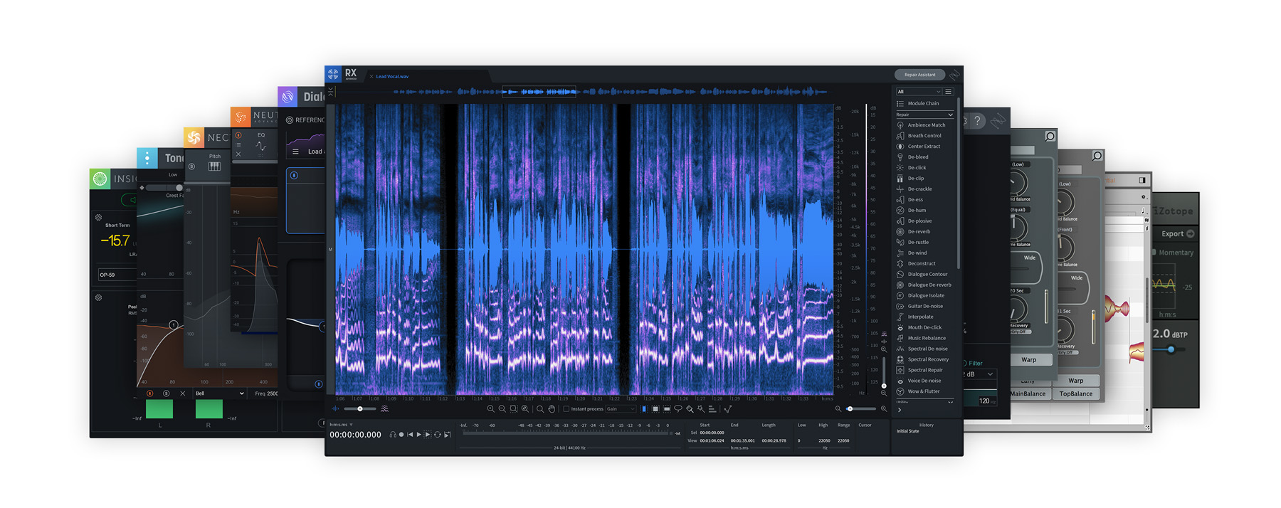 RX Post Production Suite 6 by iZotope - Audio Post Suite Plugin 
