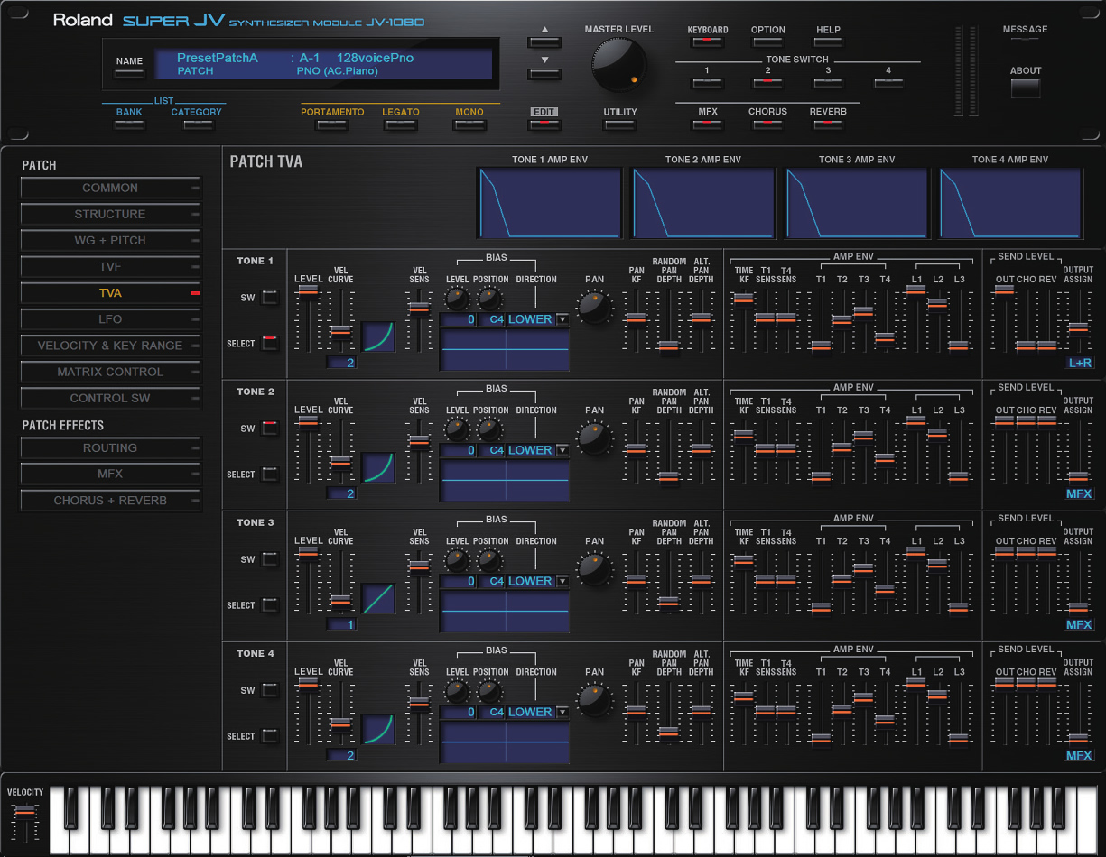 Roland jv-1080 vst