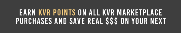 Earn KVR Points with you Purchase.