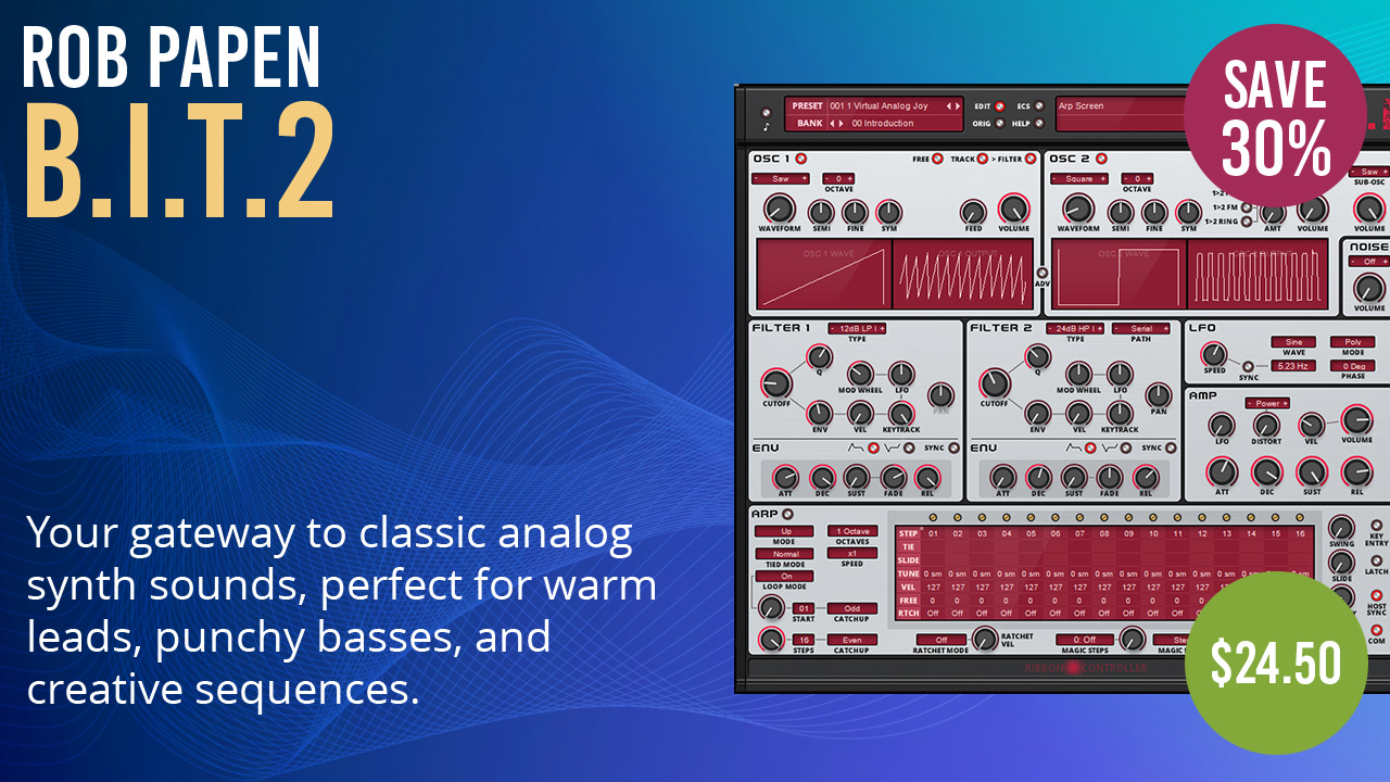 Virtual Analogue Synth for Only $24.50