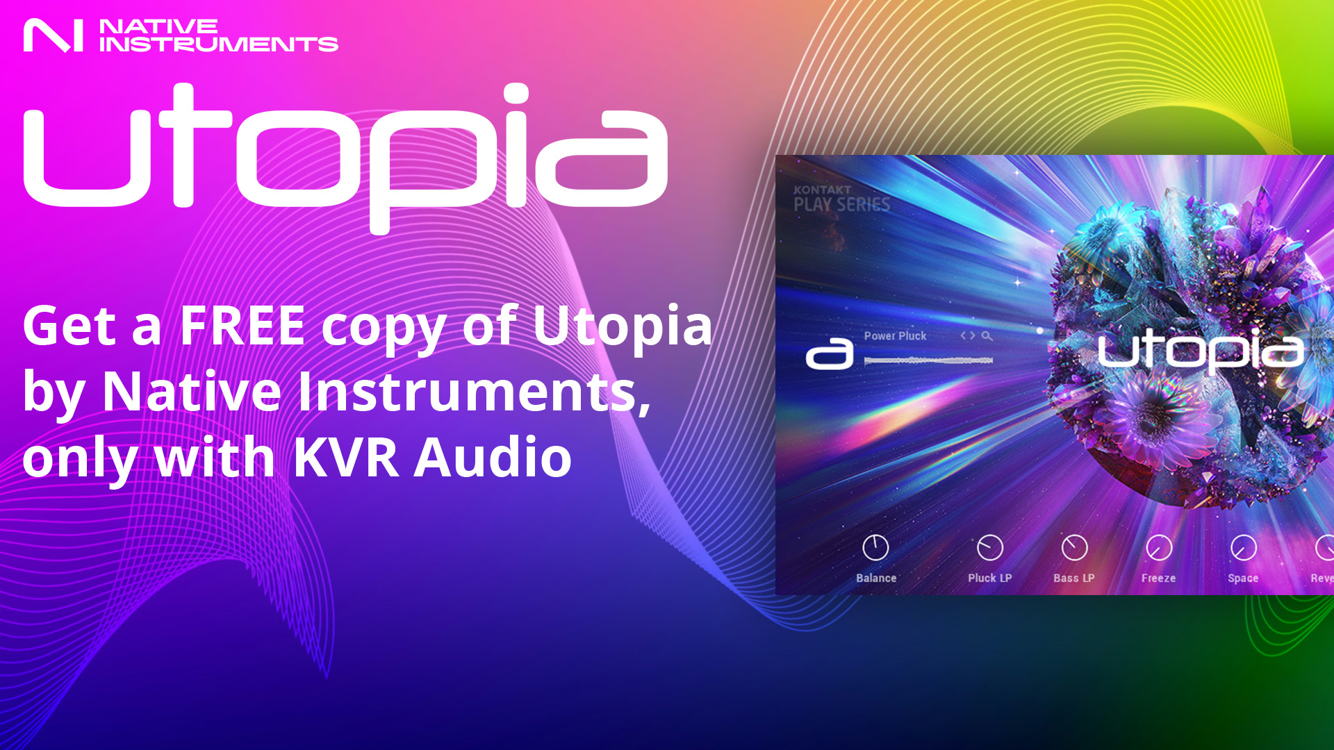 Utopia from Native Instruments is free with KVR, plus win Komplete 14 Ultimate CE and more