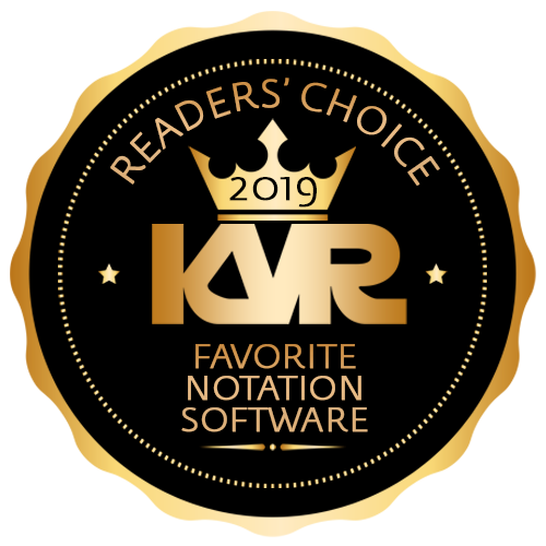 Favorite Software for Notation / Scoring - KVR Audio Readers' Choice Awards 2019