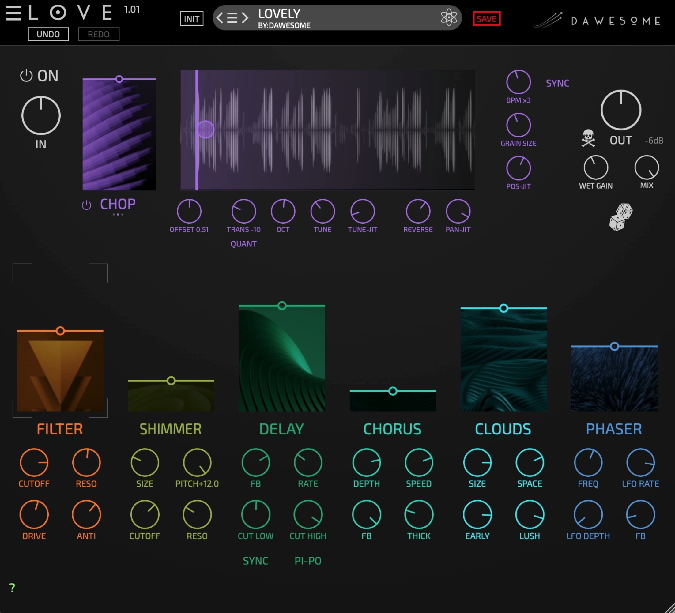 LOVE By Tracktion Software - Effect Plugin Plugin VST3 Audio Unit