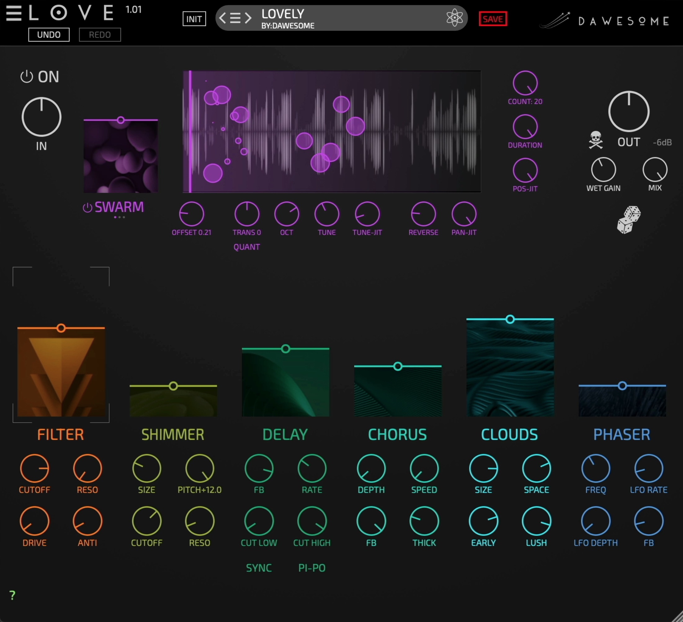 LOVE By Tracktion Software - Effect Plugin Plugin VST3 Audio Unit