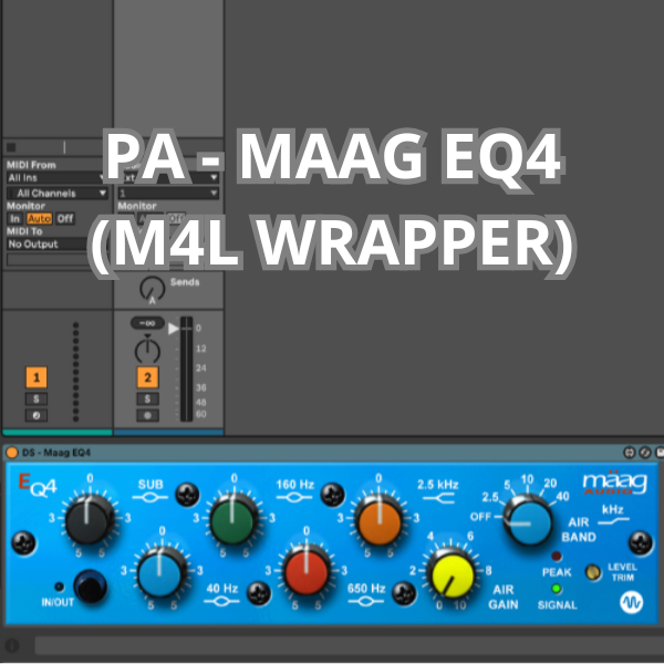 Plugin Alliance - Maag EQ4 (M4L WRAPPER) By Dope Samples - Max (Max/M4L ...