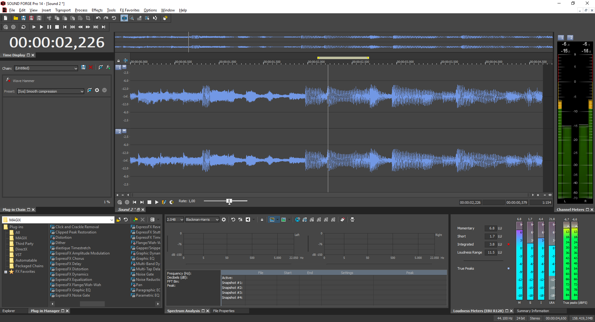Sound Forge Pro by MAGIX - Audio Editor Plugin Host VST VST3
