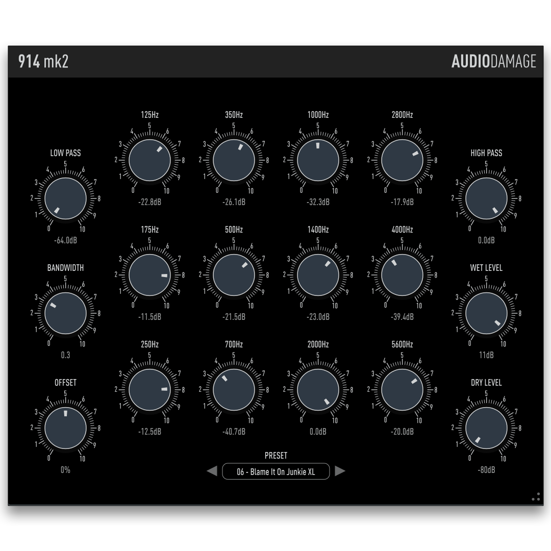 914 Mk 2 by Audio Damage - Filter Plugin VST3 Audio Unit AAX