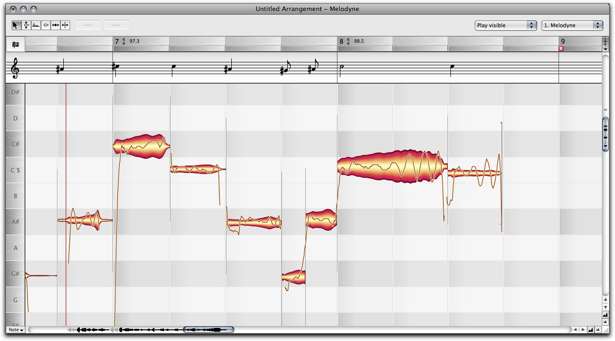 Celemony Melodyne Editor. Melodyne editor is the first Celemony product to offer the Direct Note Access (DNA) technology. This makes possible what had previously been considered impossible: access to individual notes in polyphonic audio material. Melodyne editor is an ideal choice for the optimization of lead vocals, too. Under Mac OS and Windows, as a plug-in and stand-alone application. 