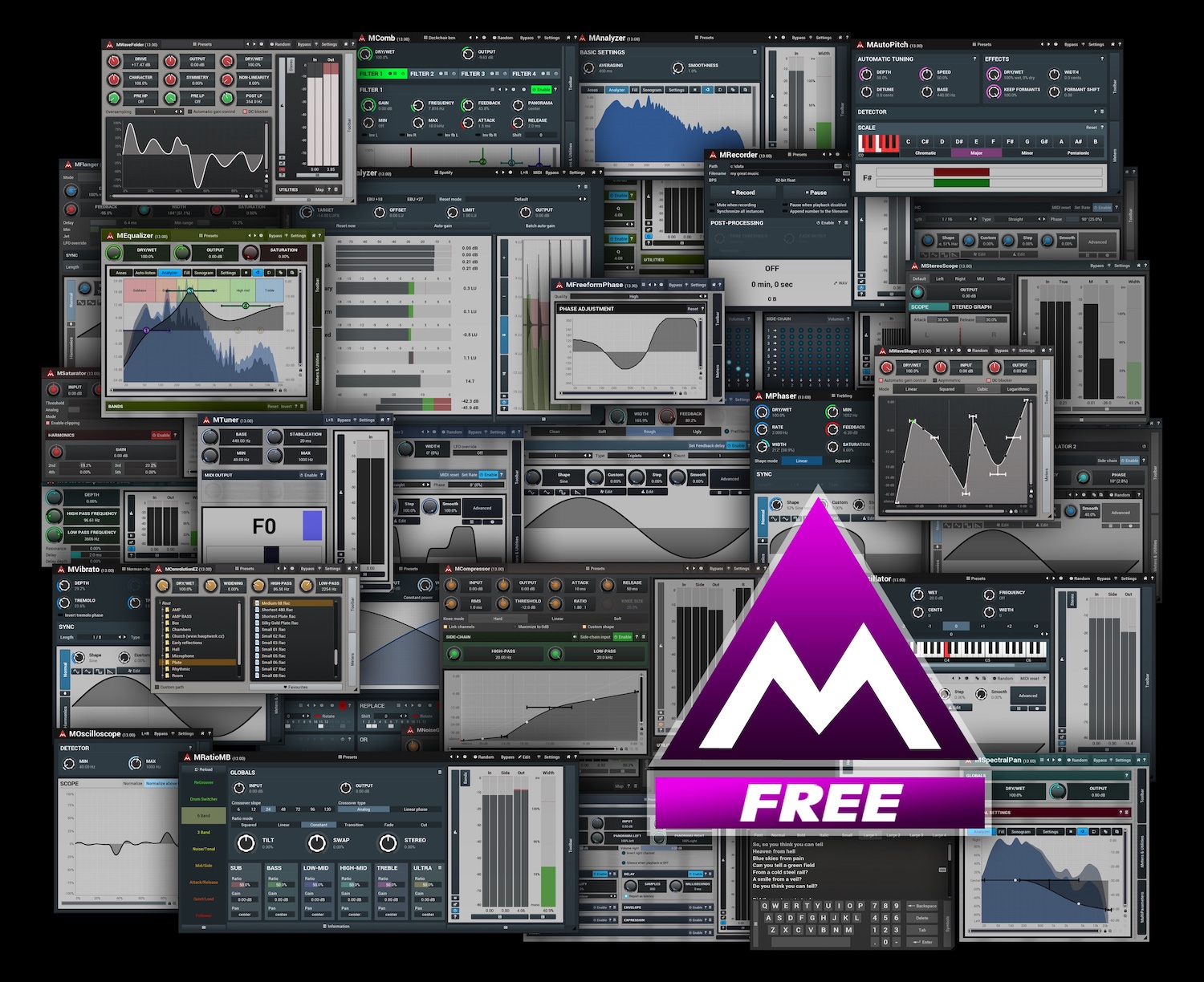 Mfreefxbundle By Meldaproduction Effect Pack Plugin Vst Vst Audio Unit Aax