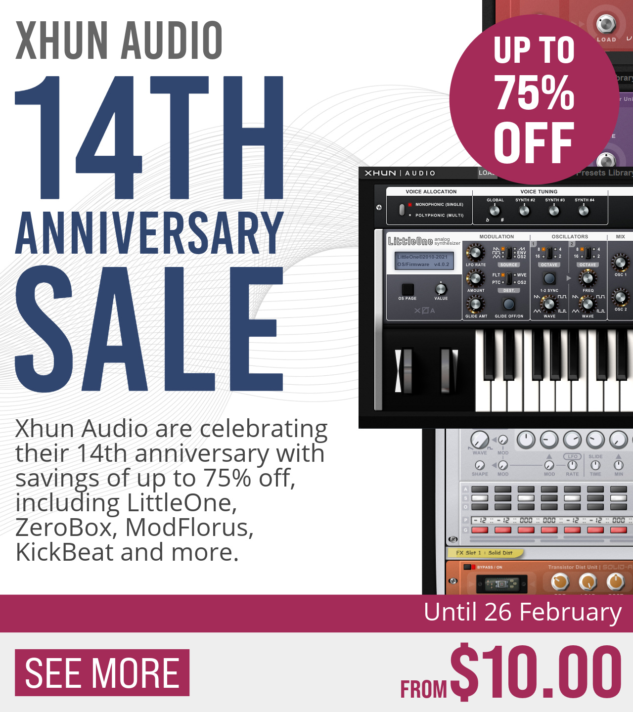 Xhun Audio Anniversary Sale