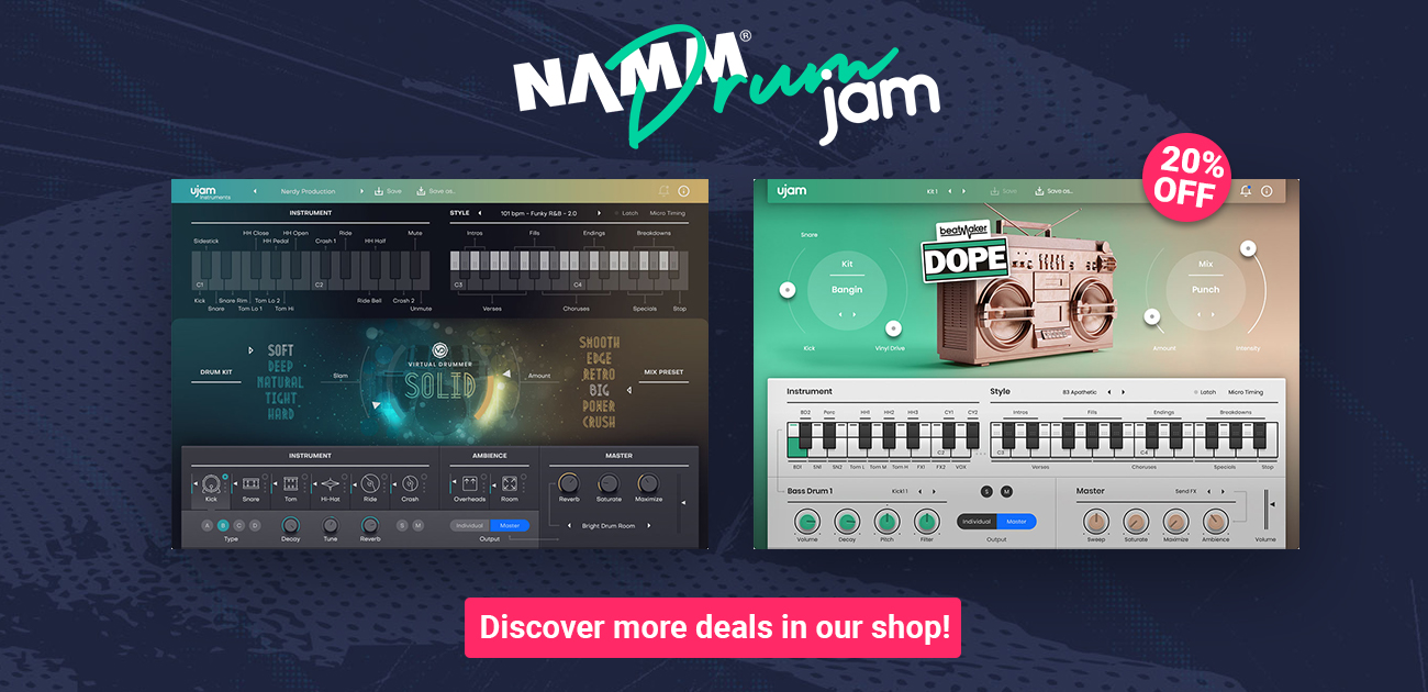 NAMM Drum Jam Campaign Banner