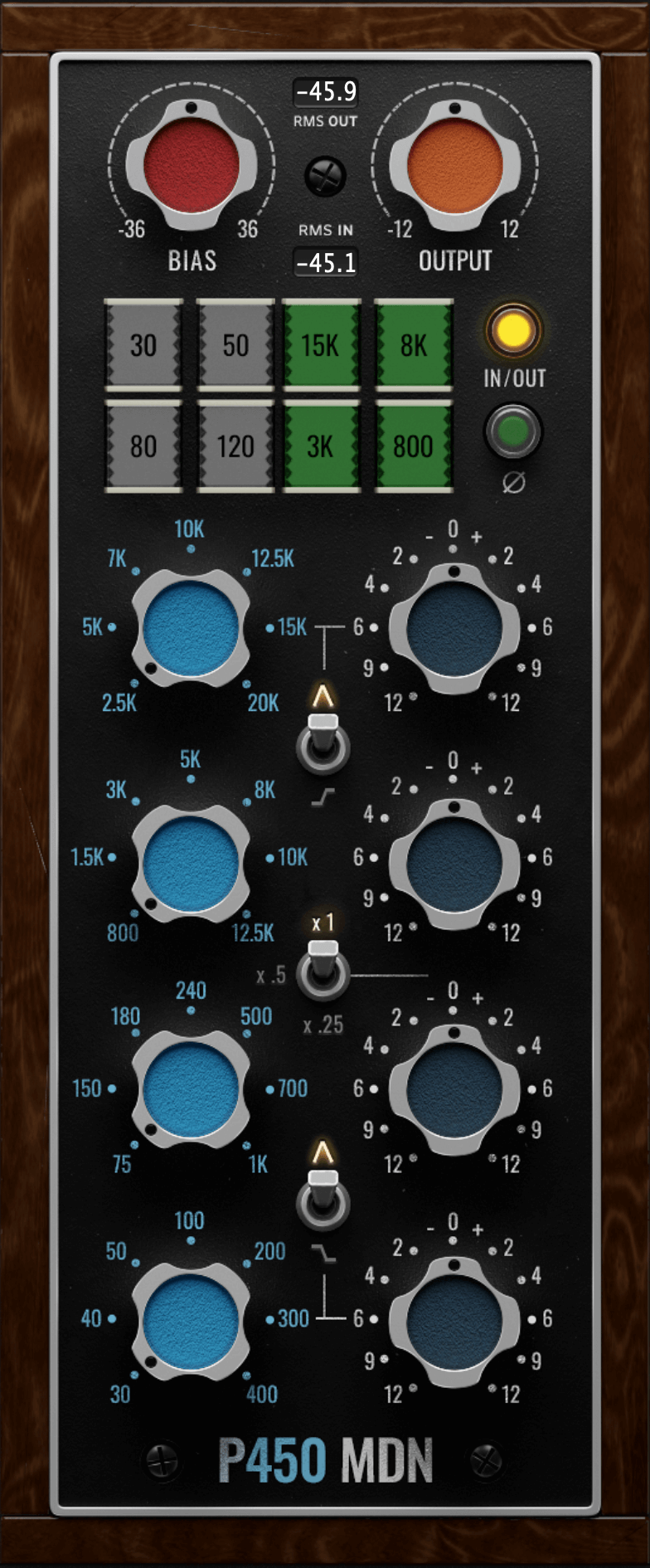 P450 MDN EQ By Pulsar Modular - EQ Plugin VST3 Audio Unit AAX