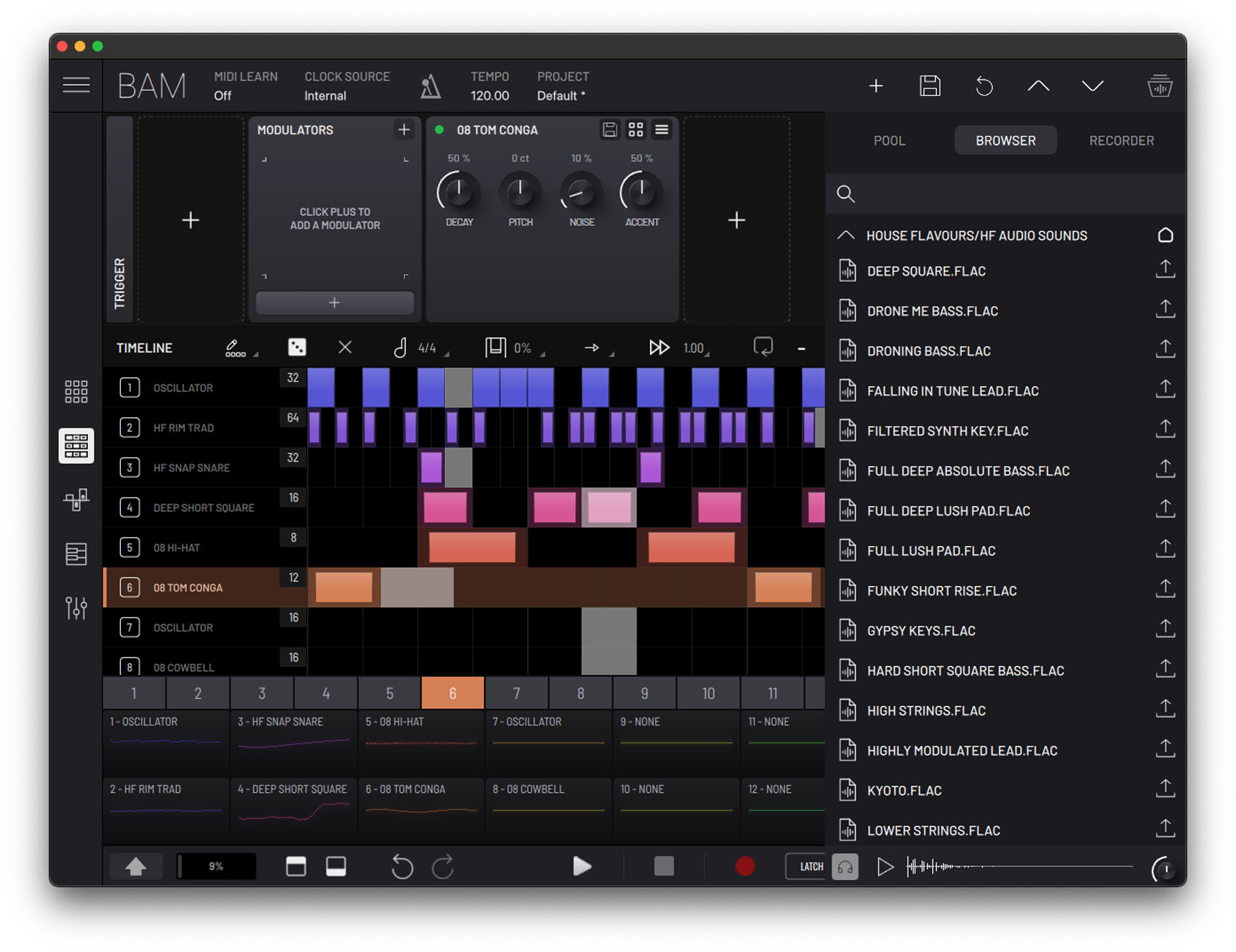 Imaginando updates BAM to v1.1.0 - Audio Clips and Time Stretching Capabilities