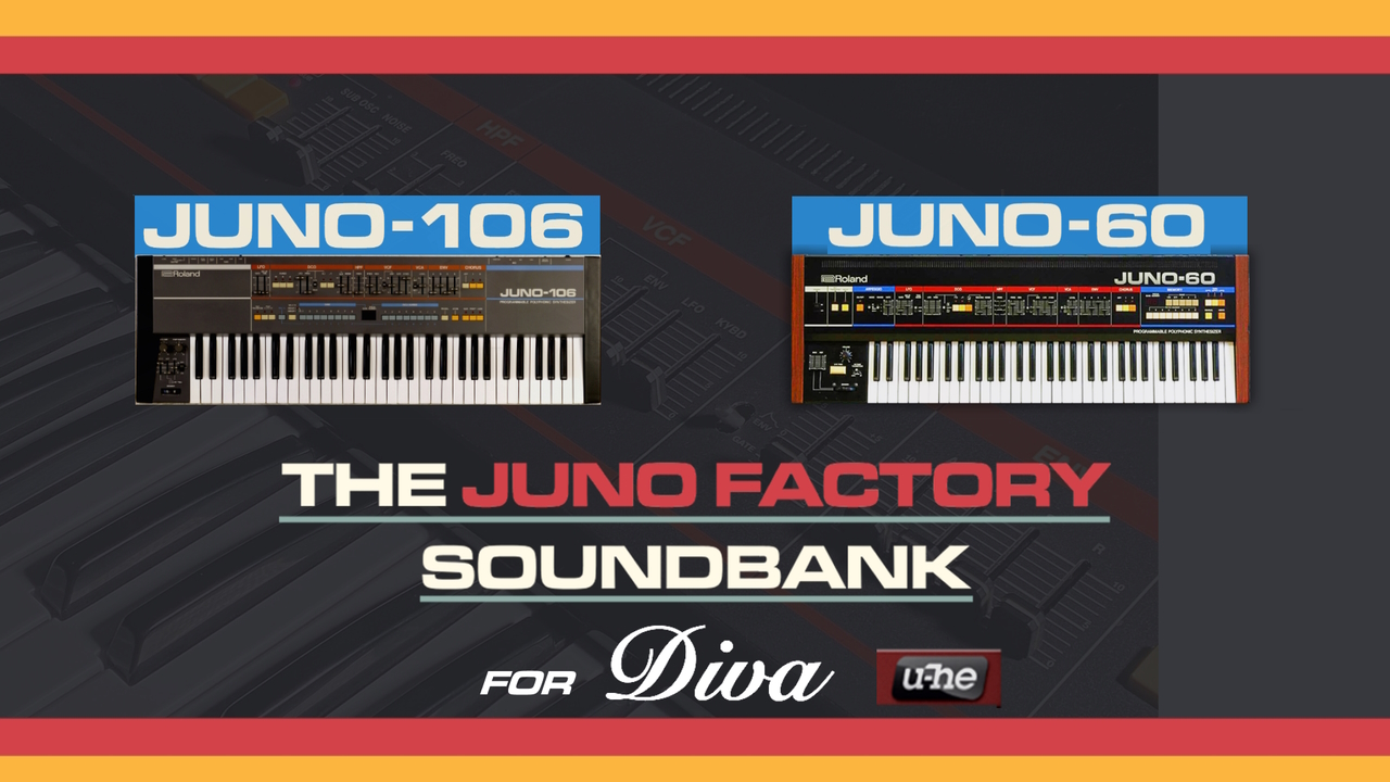 The Juno Factory Soundbank (80 Classic Juno Hardware Presets For U-He ...