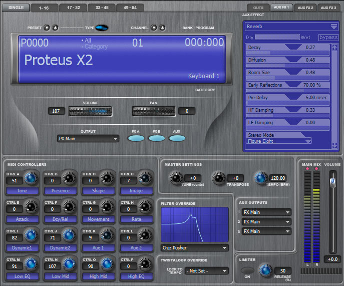 Proteus X by E-MU - Sound Module Plugin VST