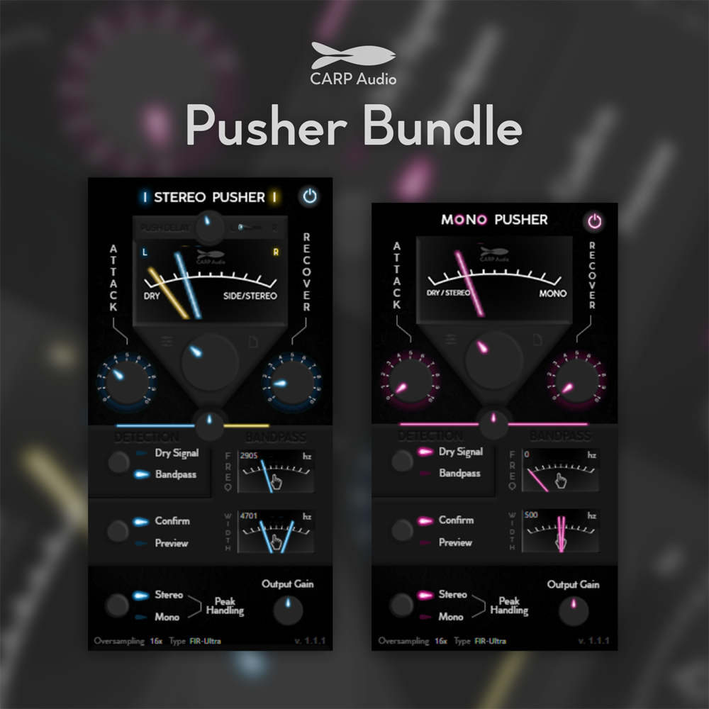 Pusher Bundle By CARP Audio - Dynamic Stereo Field Manipulation Plugin ...