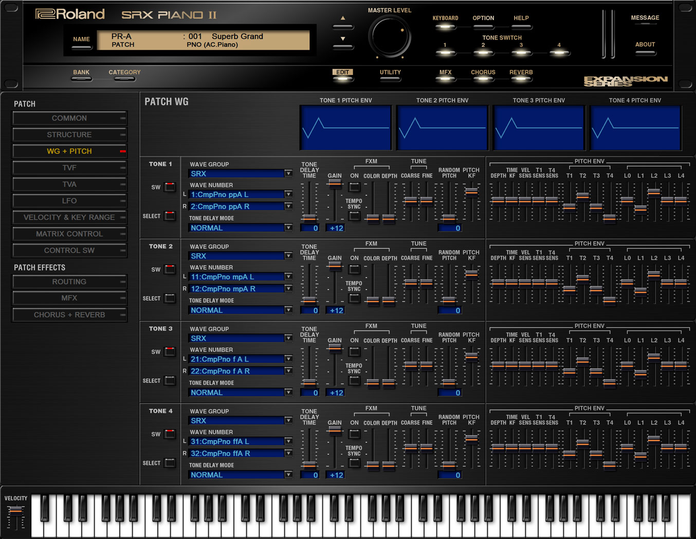SRX Piano II by Roland - Piano Plugin VST VST3 Audio Unit AAX