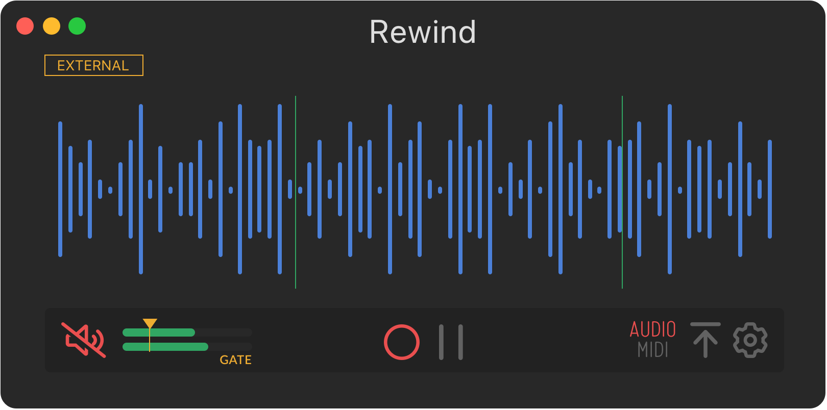 Rewind By MonkeyC - Audio And MIDI Utility Plugin VST3 Audio Unit AAX